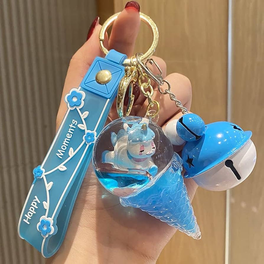 オイルインキーホルダー Amazon.co.jp: アイスクリームを模したキャラクター入りオイル
